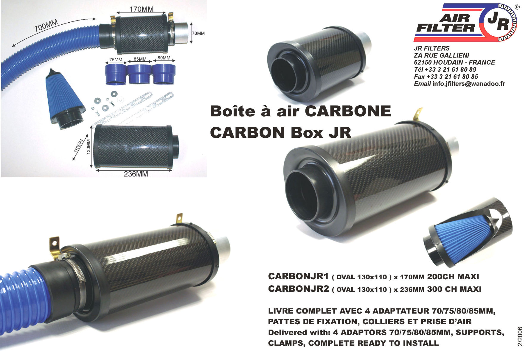 Filtre à Air Sport JR - CARBONJR1